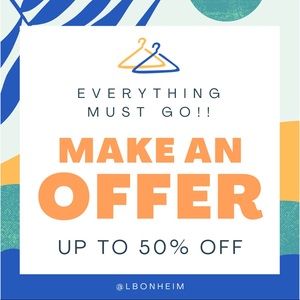 SUMMER MOVING SALE!
